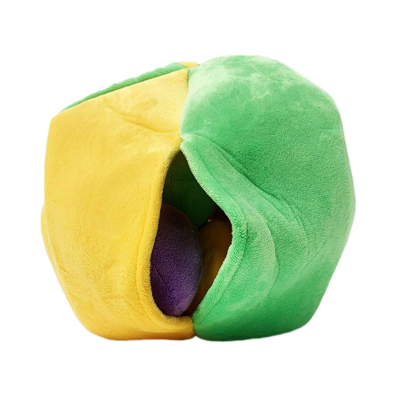 Midlee Hide a Ball Dog Puzzle Toy with 8 Plush Squeaker Balls (Large) - Image 3